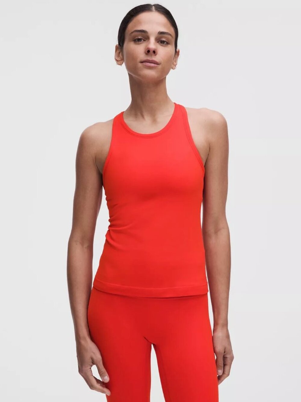 NWT lululemon Align Waist-Length Racerback Tank Cherry Ember Size 2